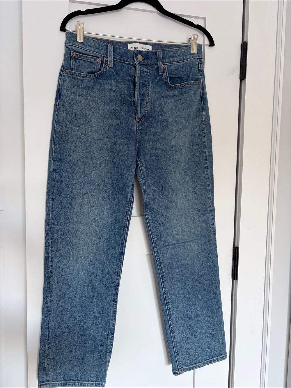 Denim Forum Arlo High Rise Straight Leg Jeans Size 28L